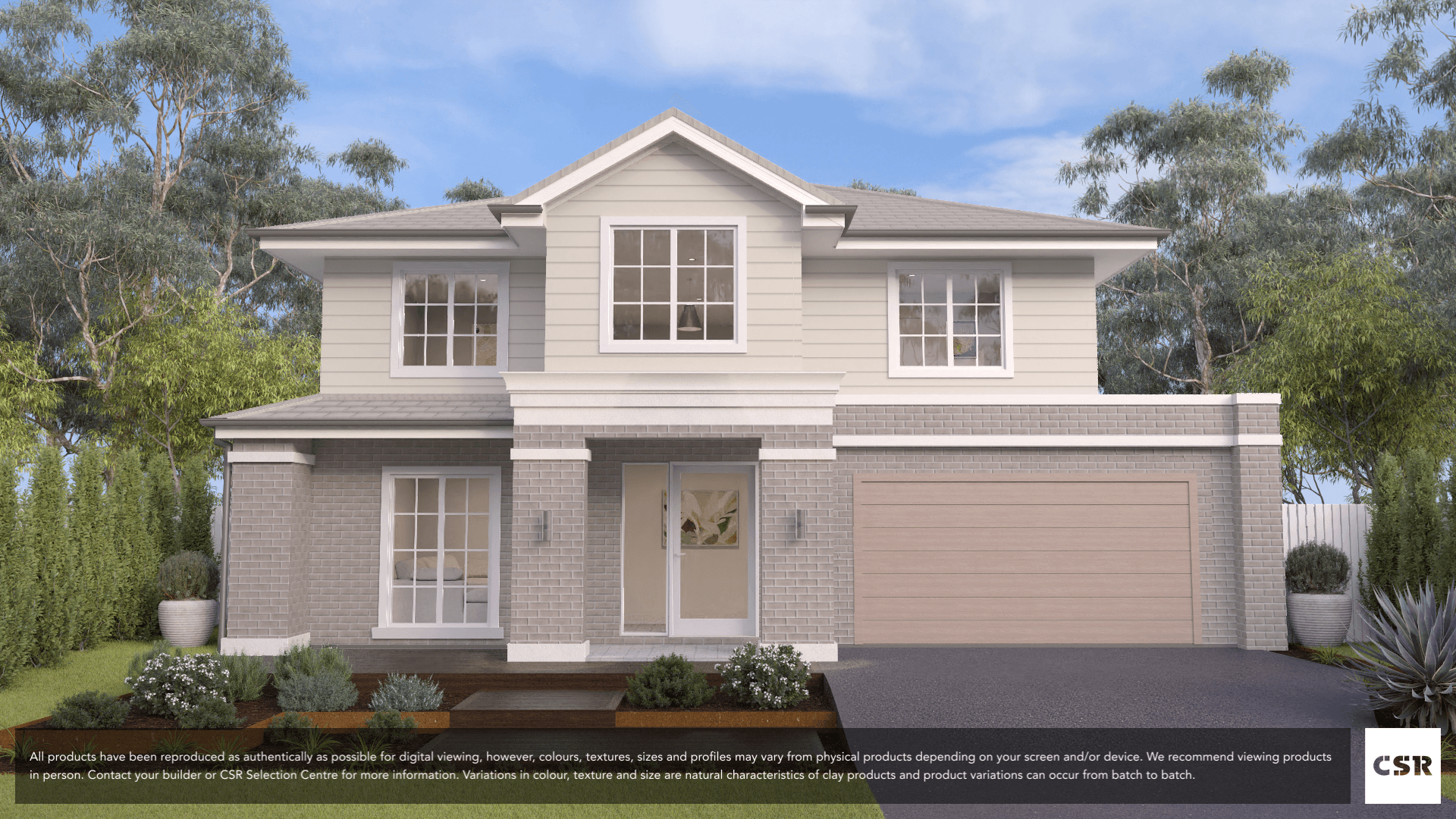 PGH Chai brick from the Connoisseur range on house render