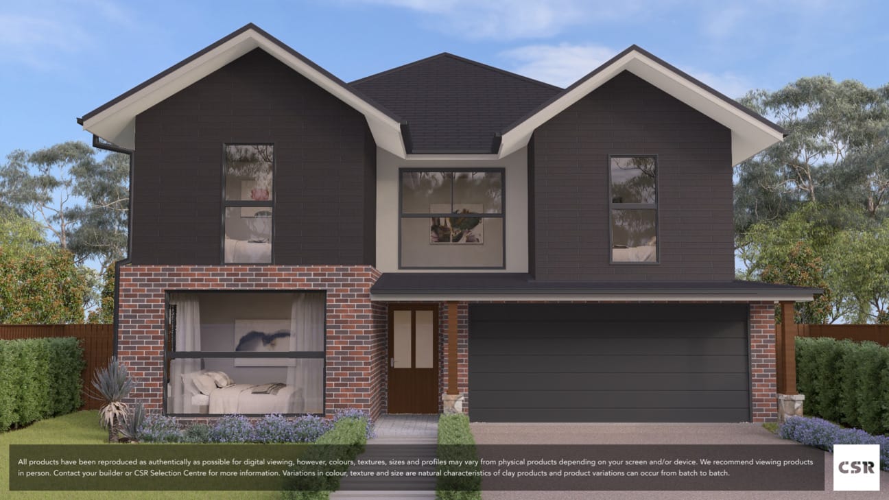 Macquarie Blend brick from PGH in Dry Pressed Architectural range