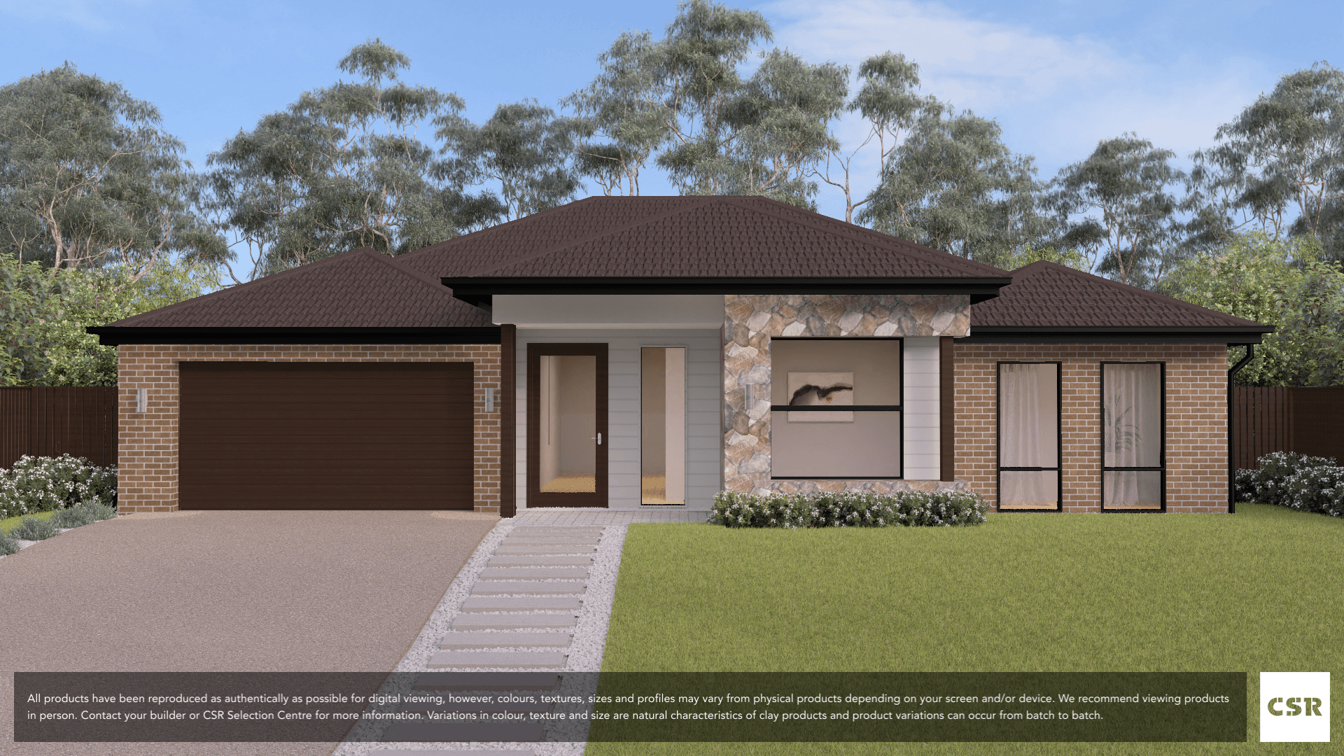 Fossil brick from PGH in Elements range