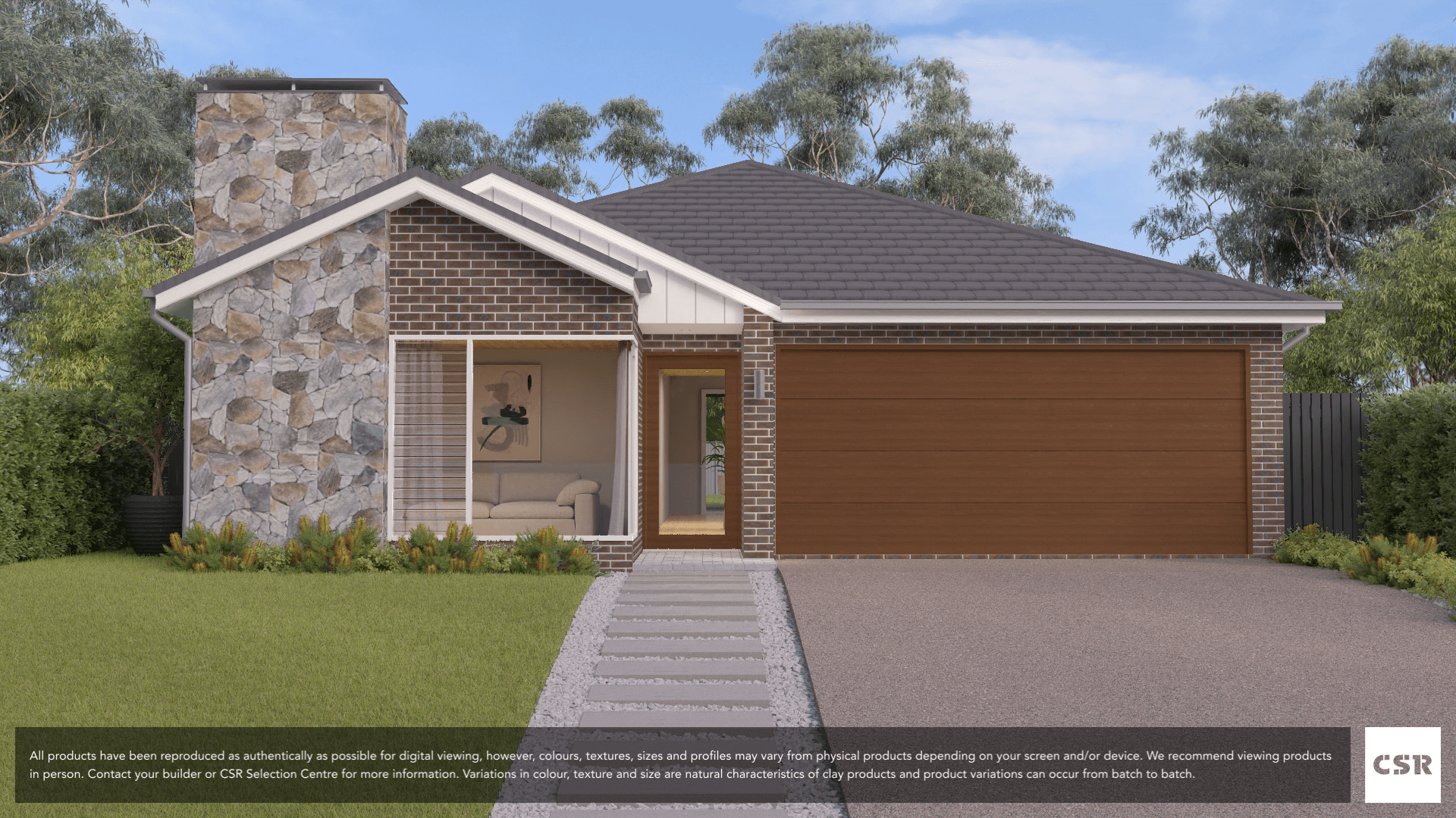 Mocha brick from PGH in Essentials range