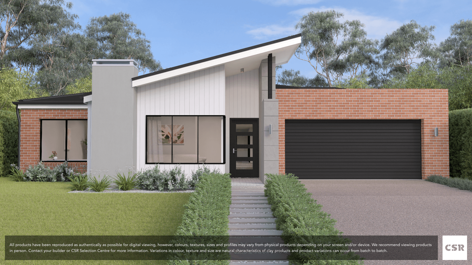 Pilbara brick from PGH in Foundations range on house render