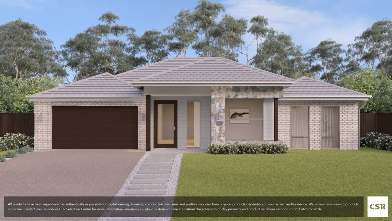 Ocean Mist brick from PGH in shoreline | Visualiser