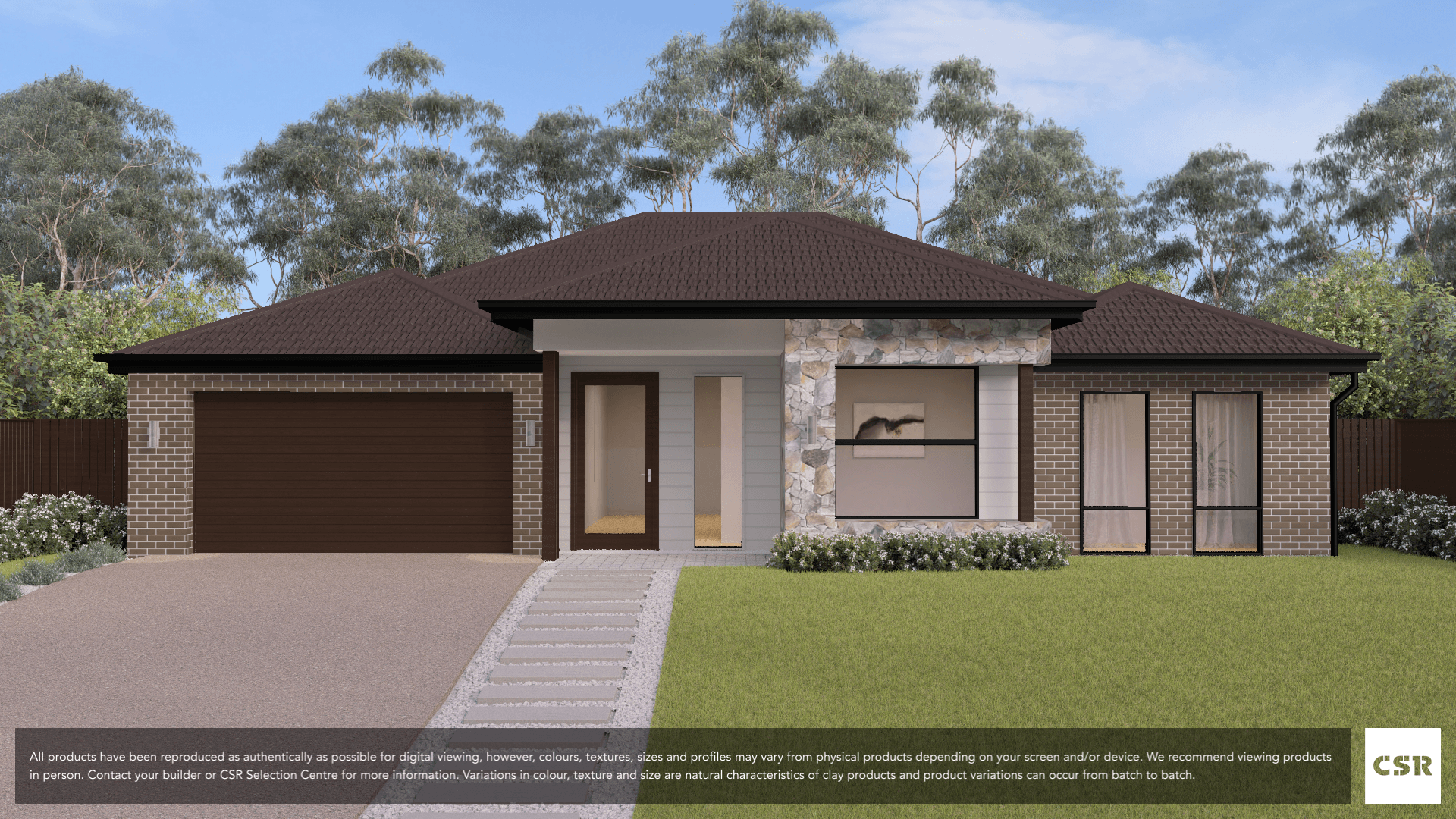 Visualiser Image of Brown brick from PGH in Smooth