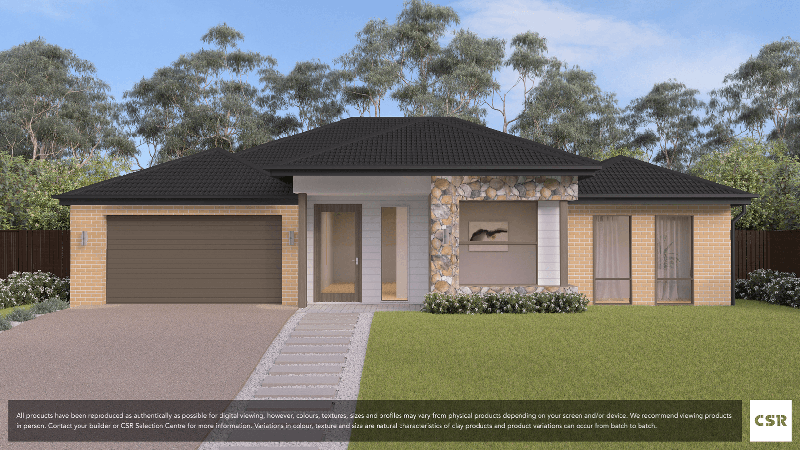 Visualiser Image of Cream brick from PGH in Smooth