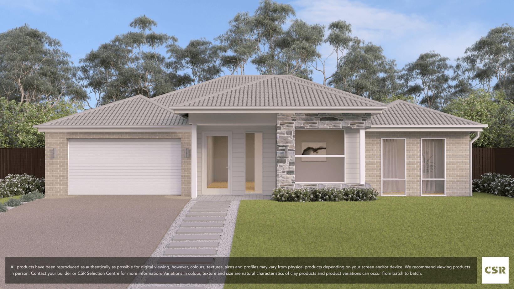 Visualiser Image of Sable Grey brick from PGH in Smooth