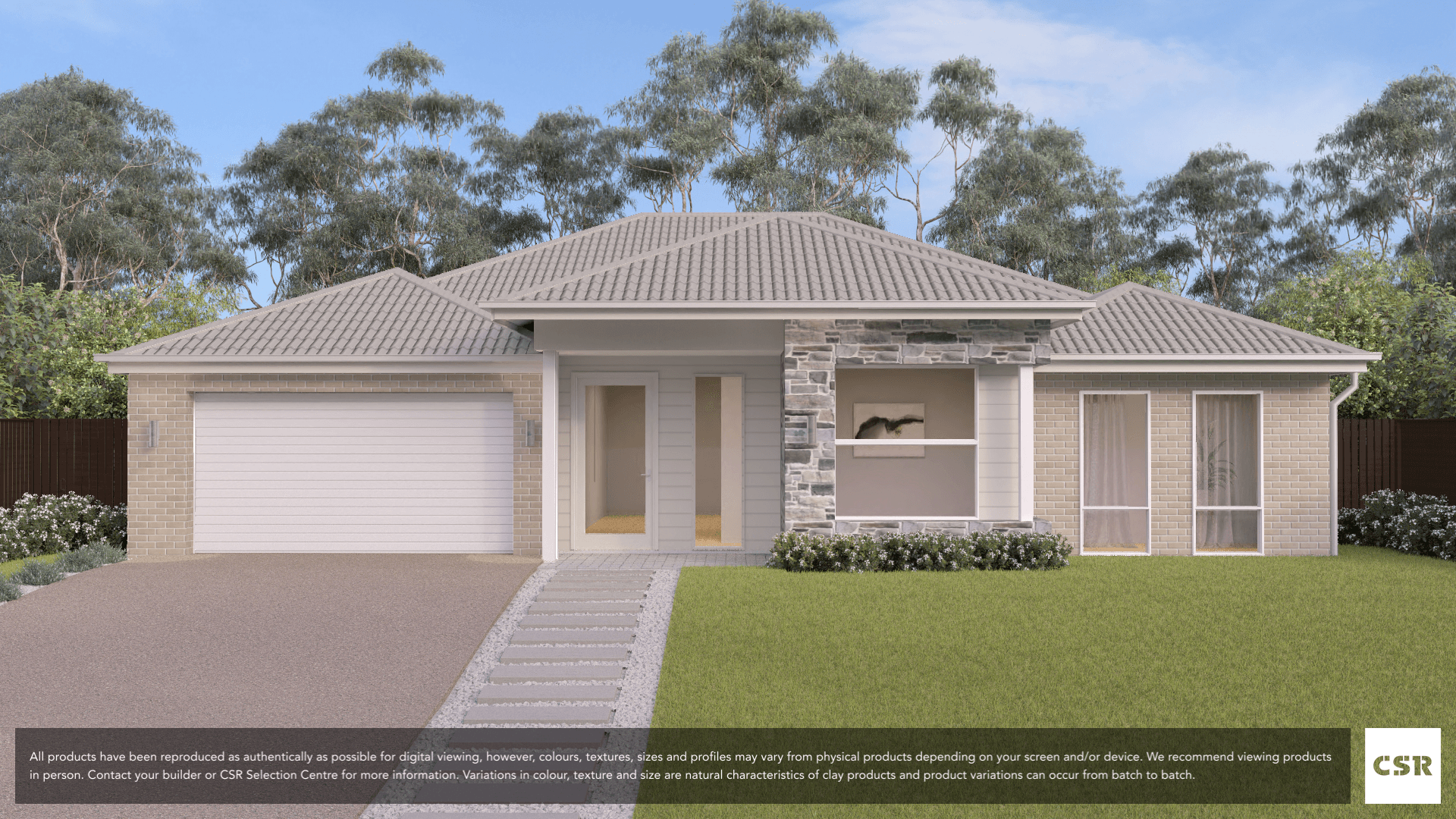 Visualiser Image of Sable Grey brick from PGH in Smooth