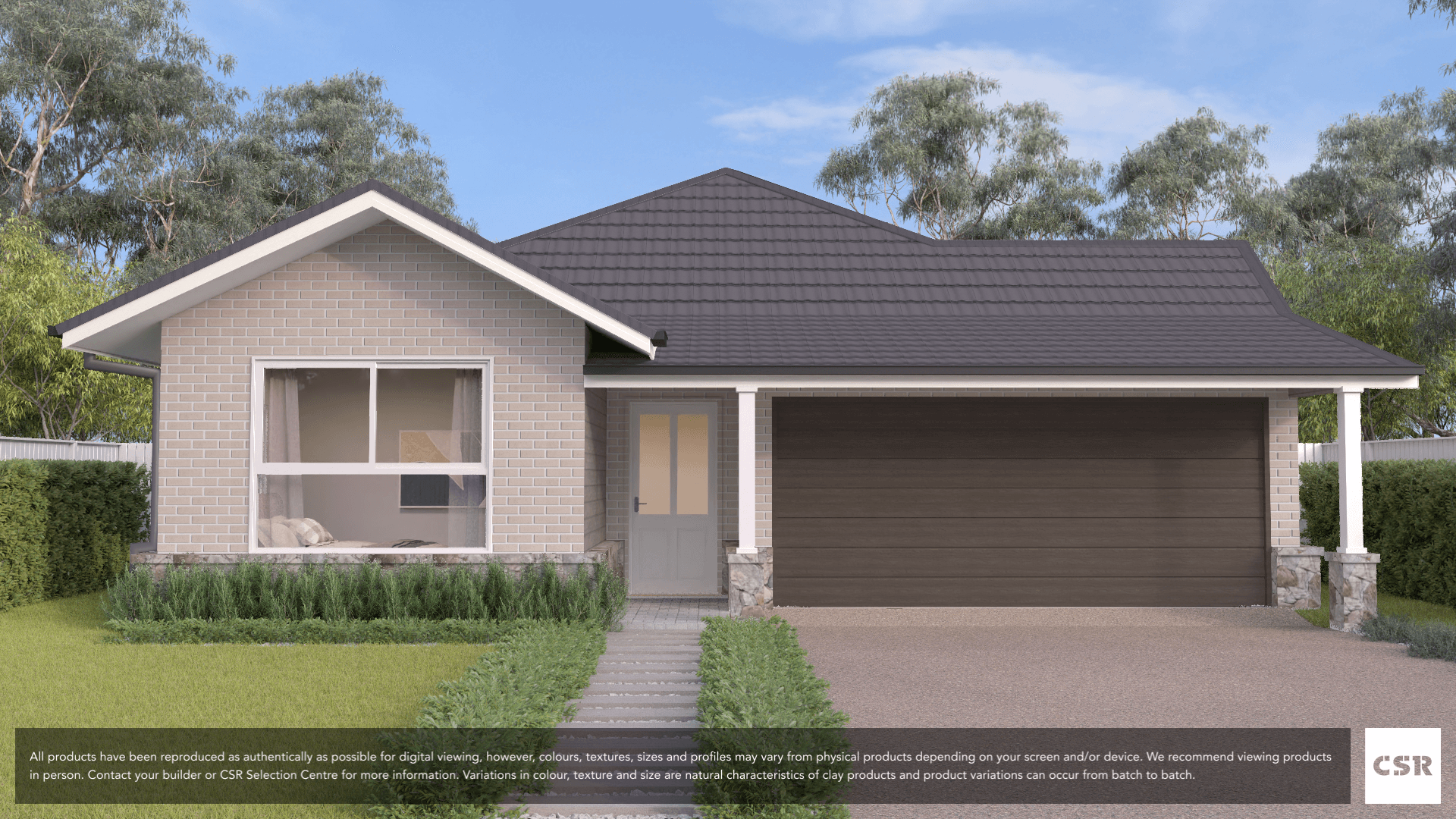 Visualiser Image of Crushed Grey brick from PGH in Velour