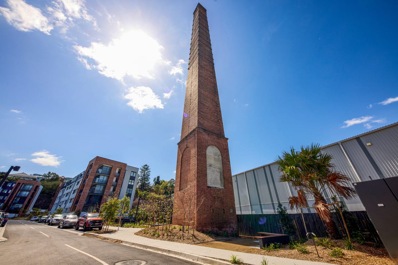 Brickworks Park, Brisbane. PGH Brick Black and Tan, Smooth range