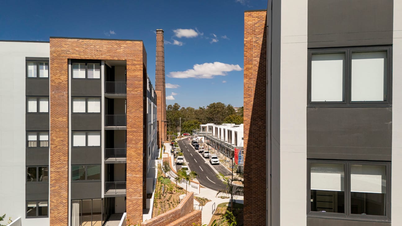 Brickworks Park, Brisbane. PGH Brick Black and Tan, Smooth range