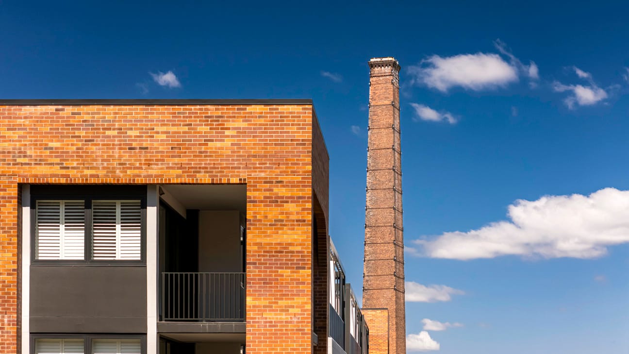 Brickworks Park, Brisbane. PGH Brick Black and Tan, Smooth range