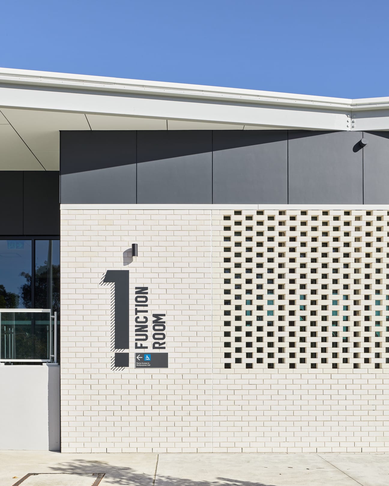 Parramatta Eels Centre of Excellence featuring PGH Bricks' Morada Blanco bricks