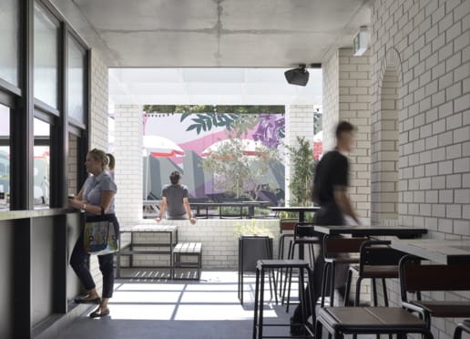 The redesign of The Boundary Hotel in Brisbane’s West End showcasing the use of PGH's Blanco white brick.