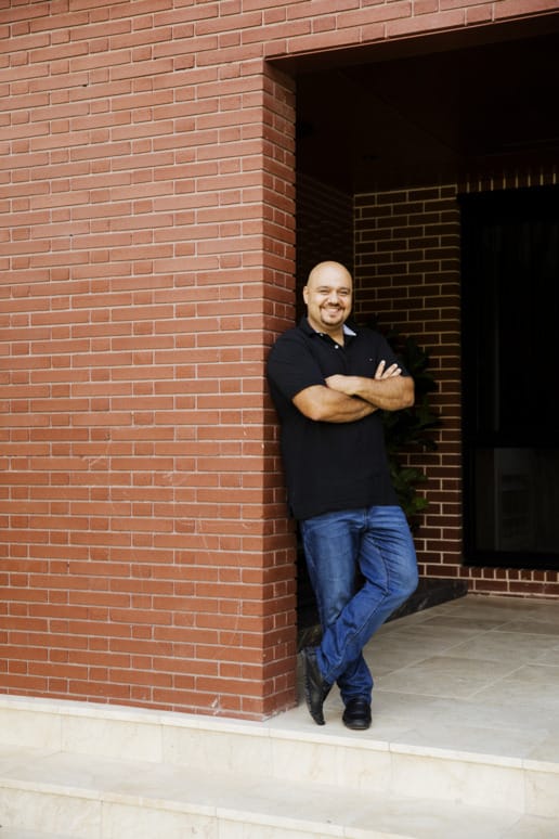 Architect Joe El-Sabbagh's home is a masterclass in giving classic red brick a modern twist