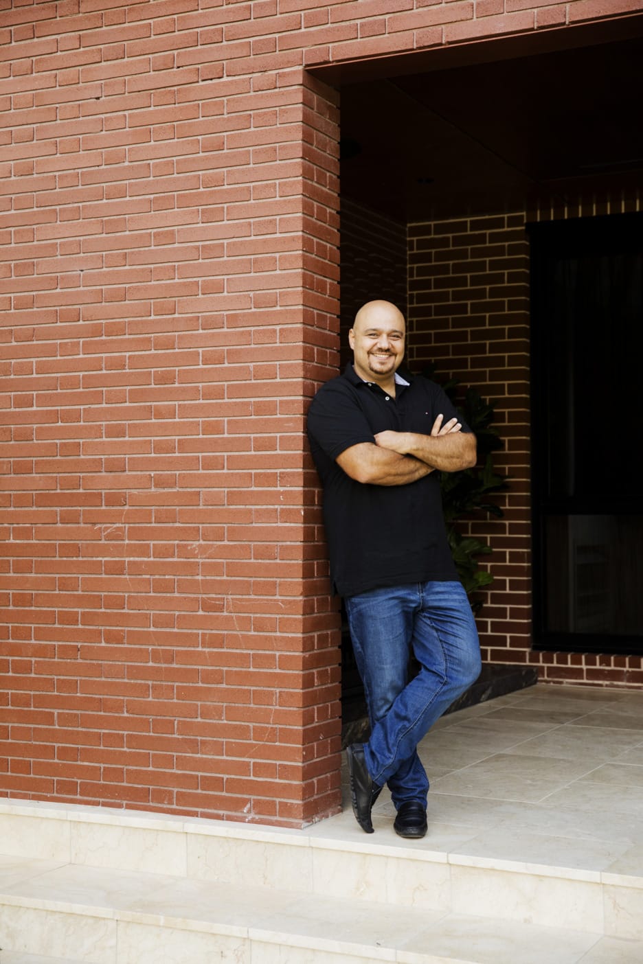Architect Joe El-Sabbagh's home is a masterclass in giving classic red brick a modern twist